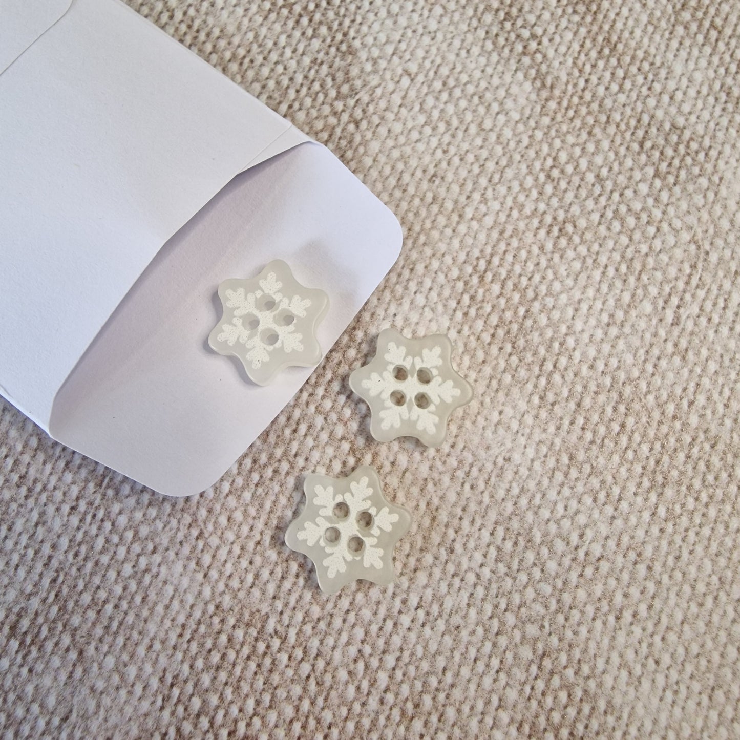 Snowflake Buttons