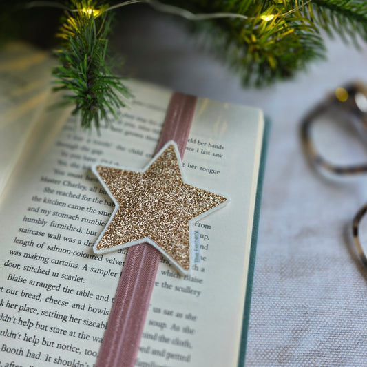 Star Bookband - Champagne / Leopard