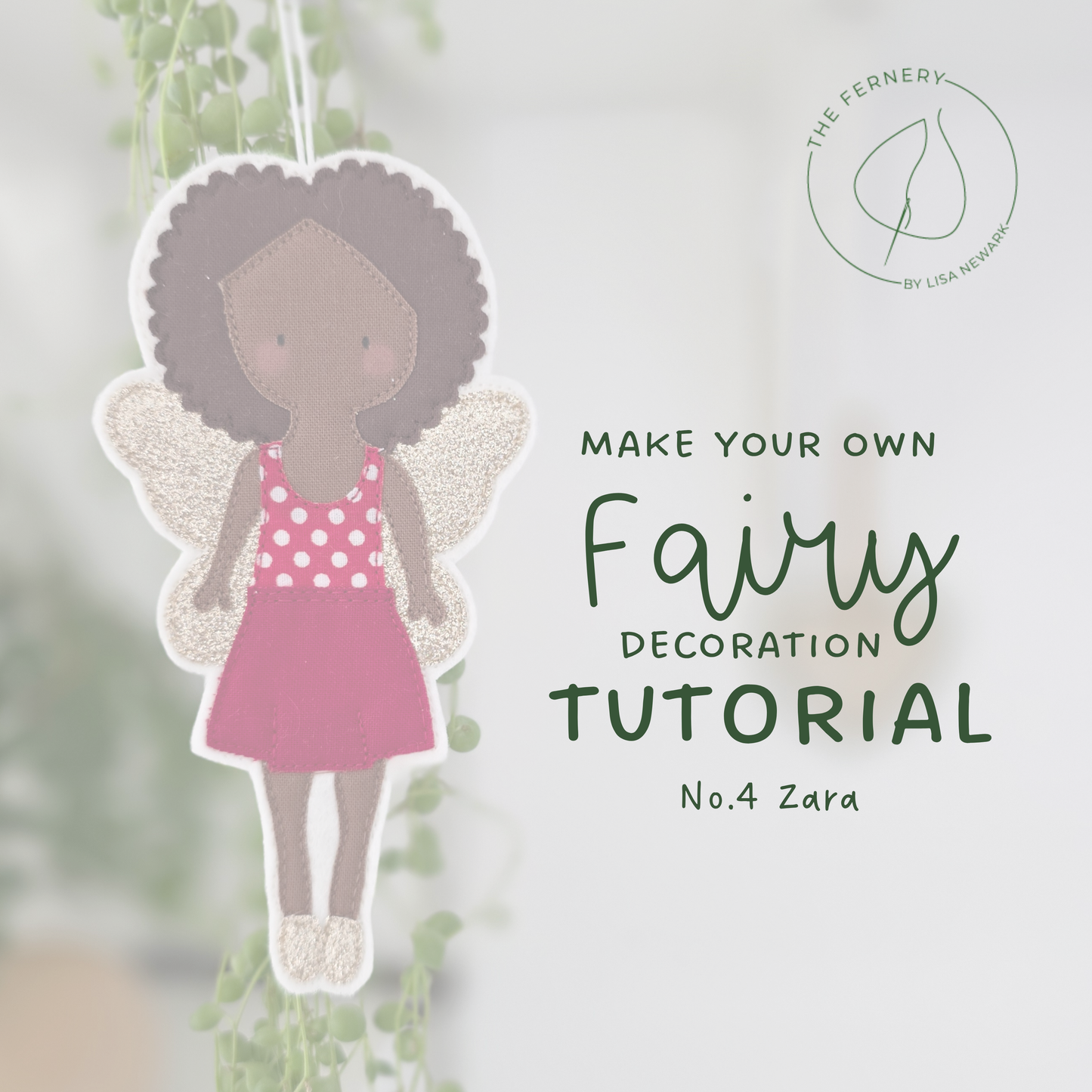 Make your own Fairy Tutorial and Pattern - digital download - Zara