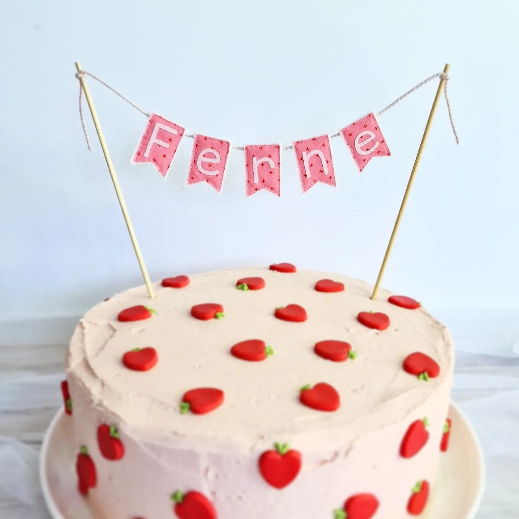 Door Banner - Personalised Tiny Cake Bunting