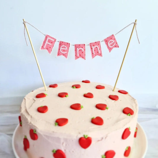 Door Banner - Personalised Tiny Cake Bunting