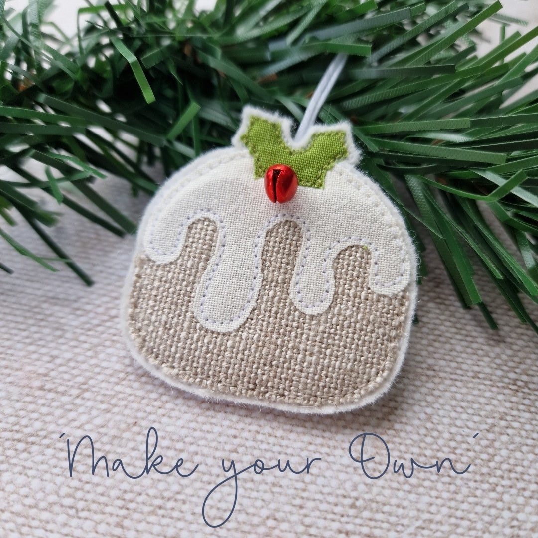 Make Your Own Figgy Pudding Hand Sewing Kit