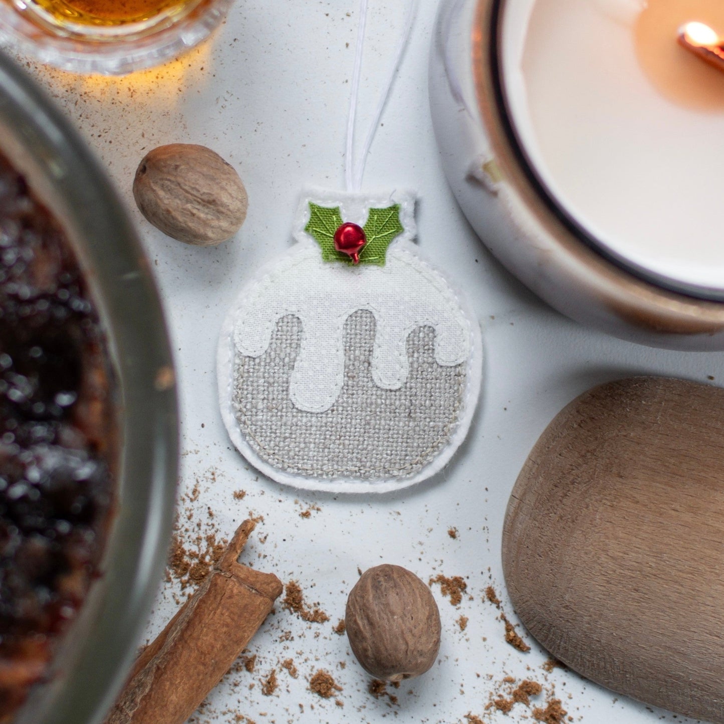 Make Your Own Figgy Pudding Hand Sewing Kit