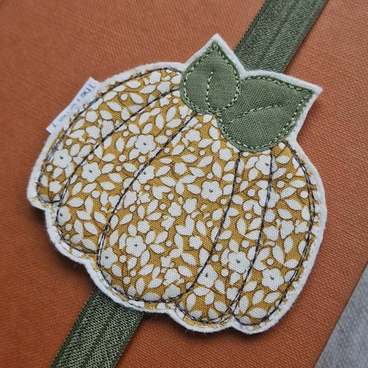 Pumpkin Bookband - Tilda Florals