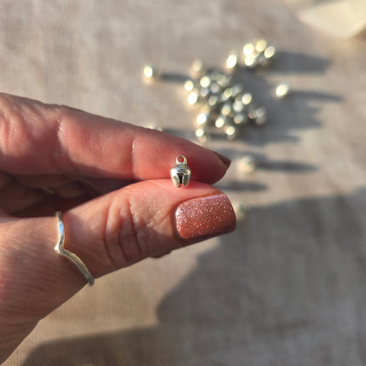 6mm Metal Bells - Silver