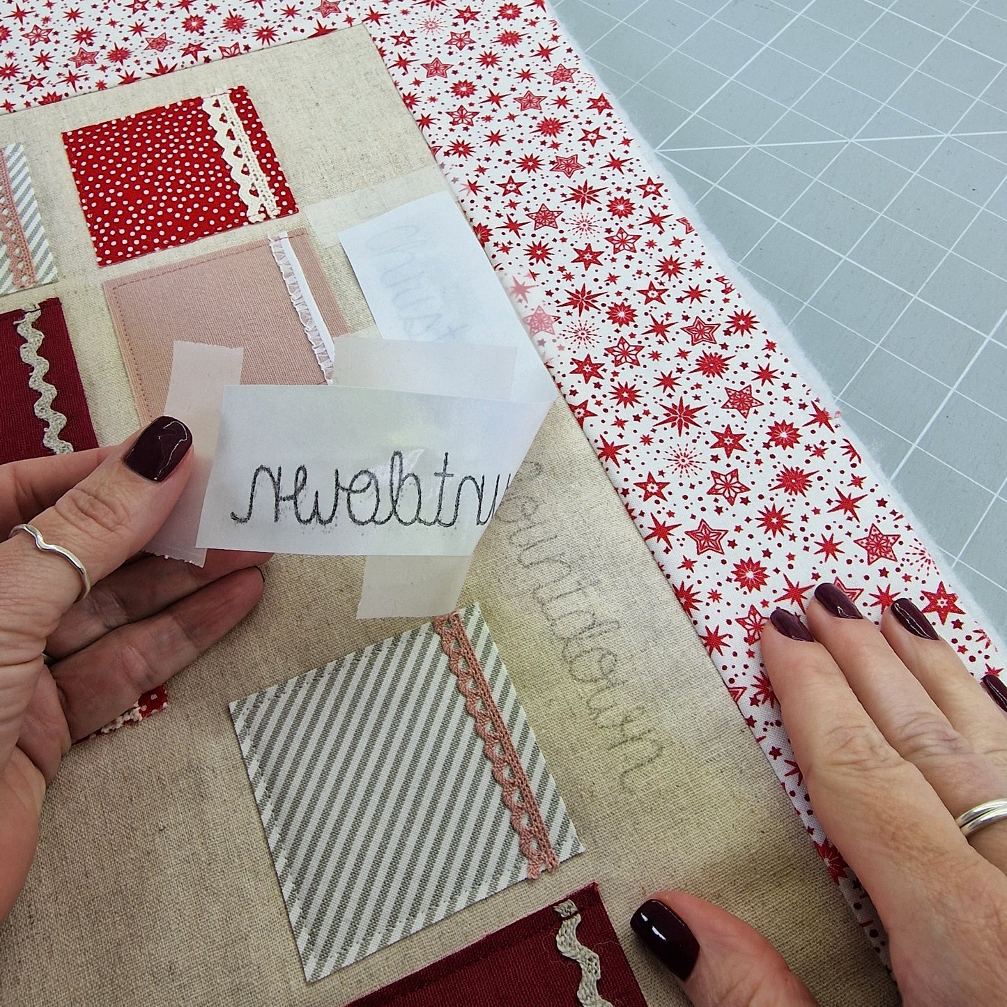 Transferring Lettering onto Fabric - digital download