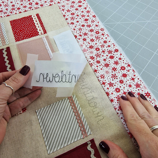 Transferring Lettering onto Fabric - digital download