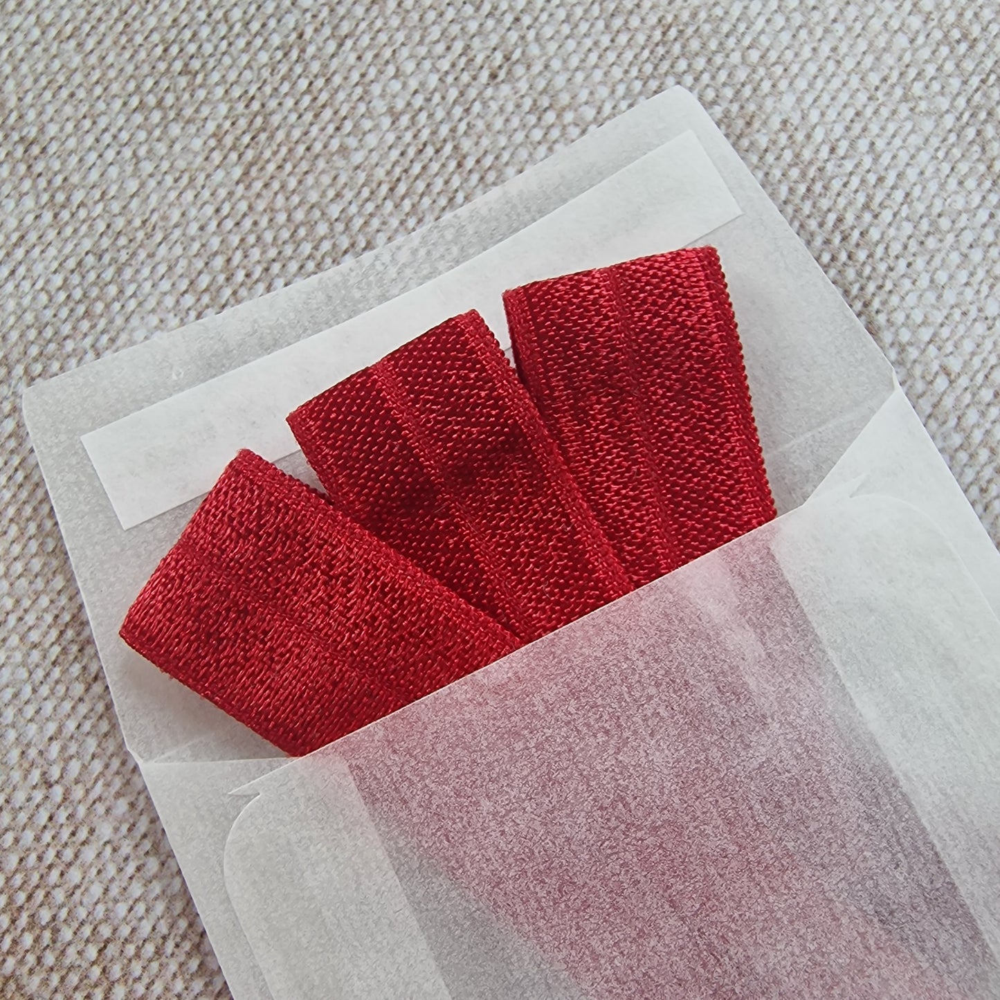 Bookband Elastic, Deep Red