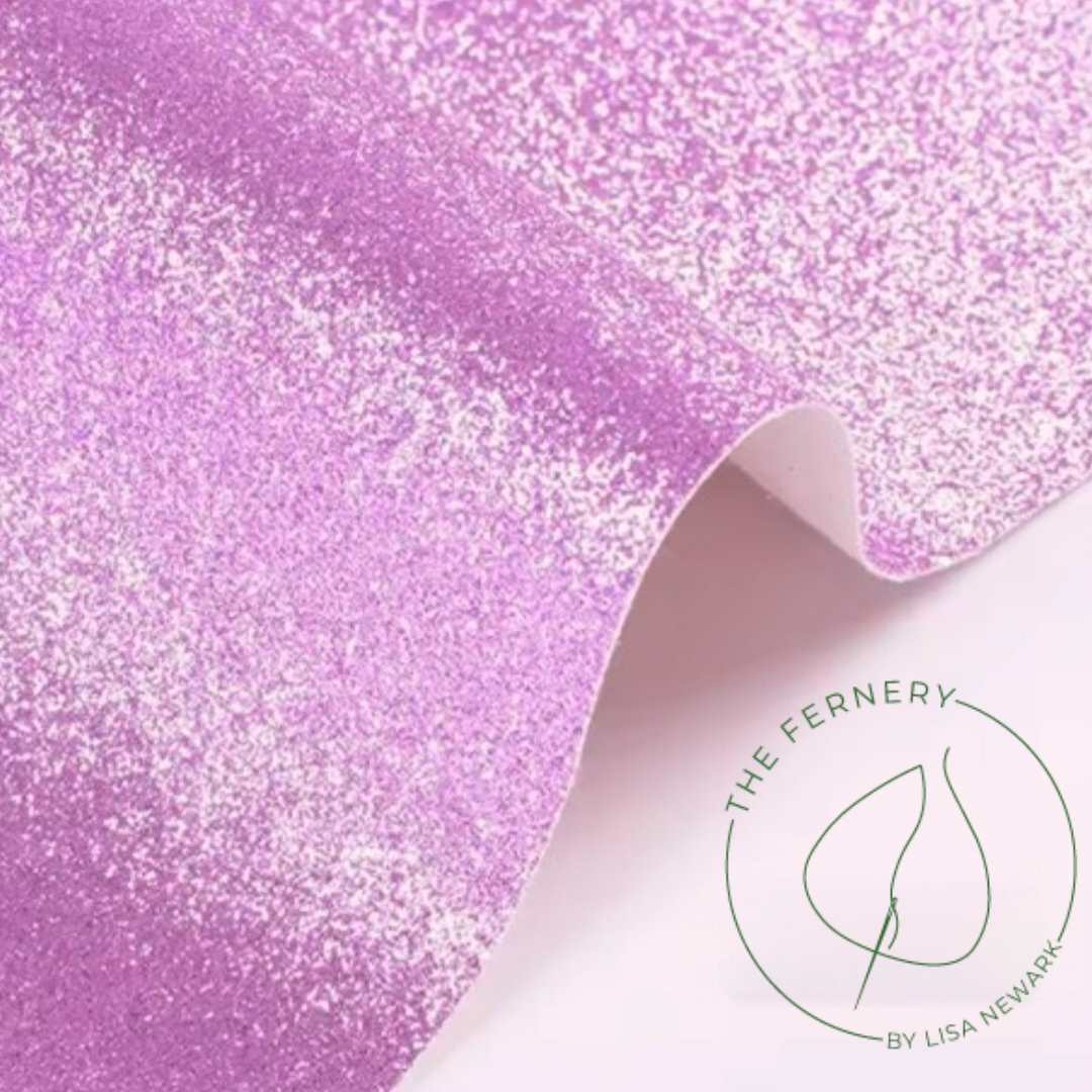 Glitter Fabric - Violet