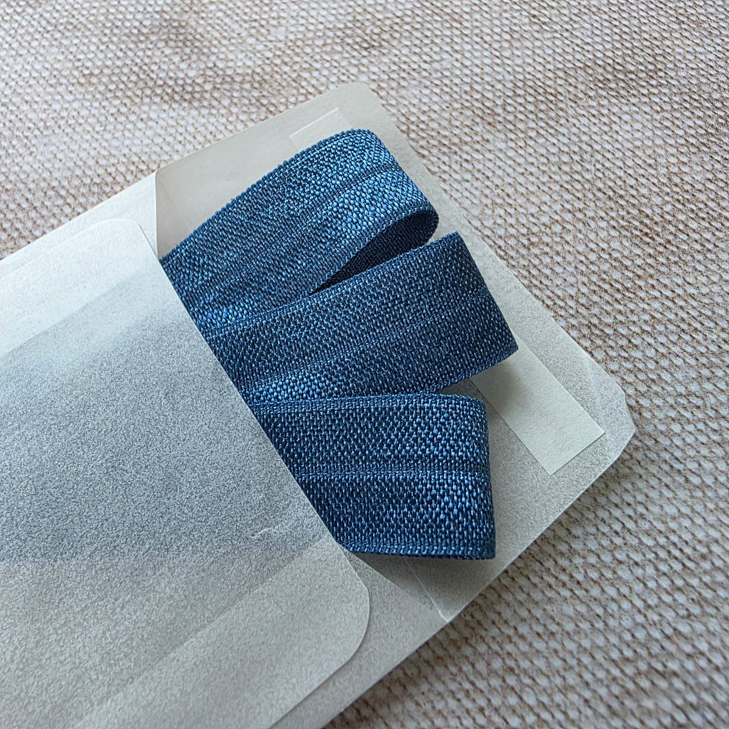 Bookband Elastic, Denim Blue