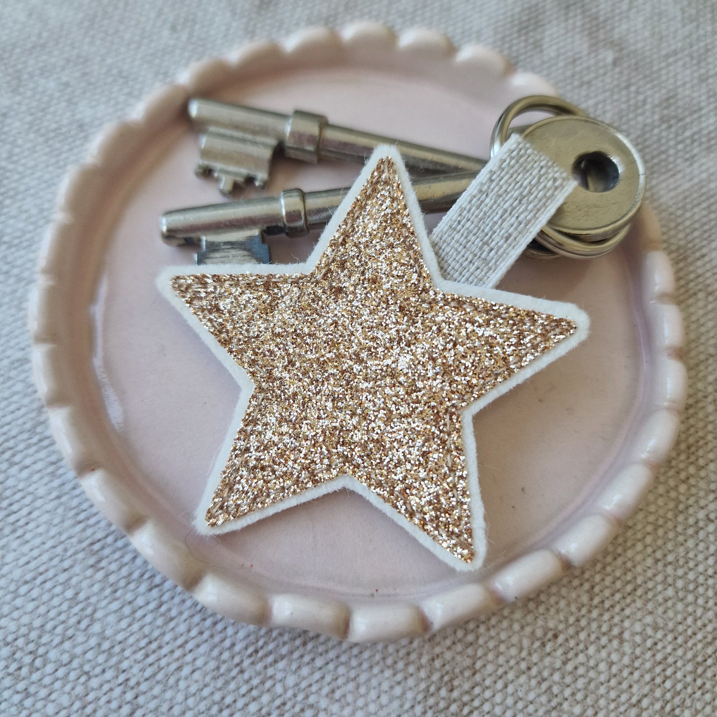 Sparkly Star Keyrings