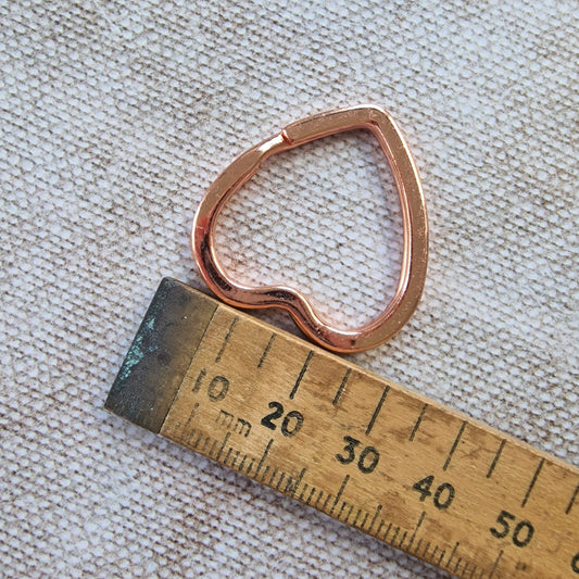 Heart Shaped split rings