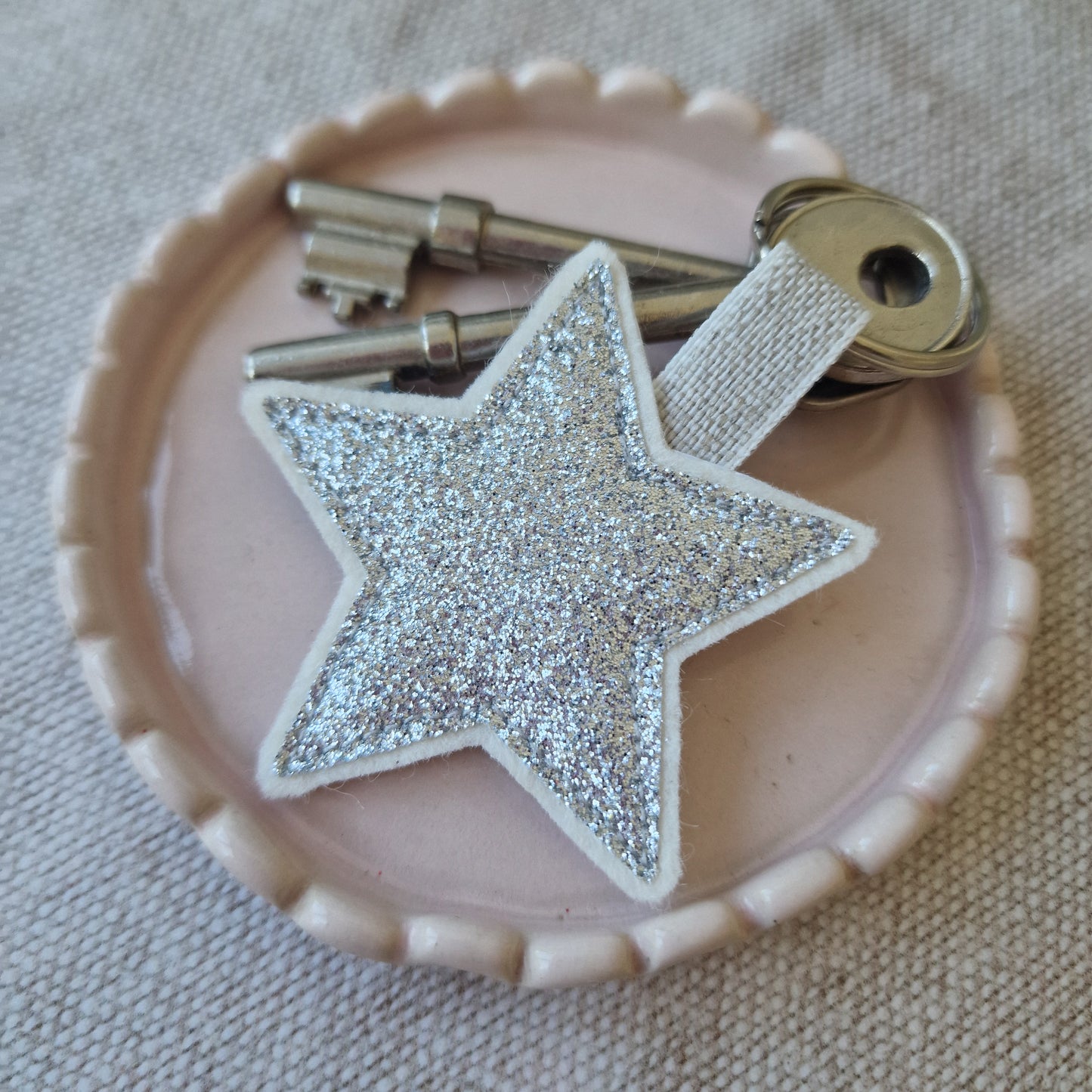 Sparkly Star Keyrings
