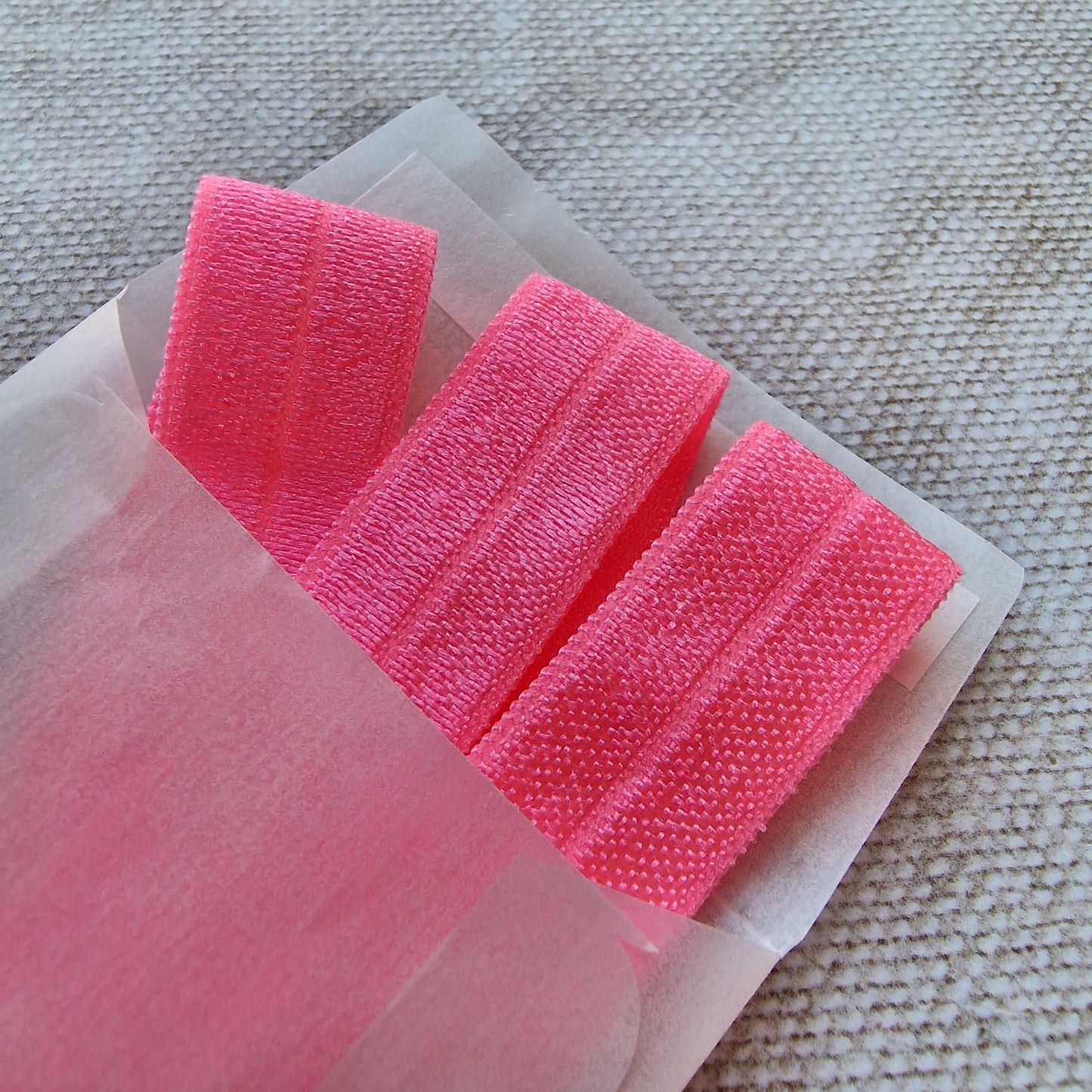 Bookband Elastic, neon pink
