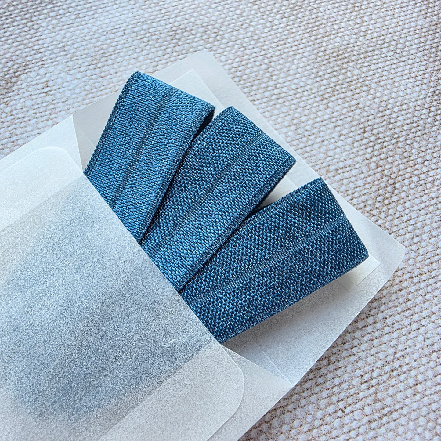 Bookband Elastic, Military Blue