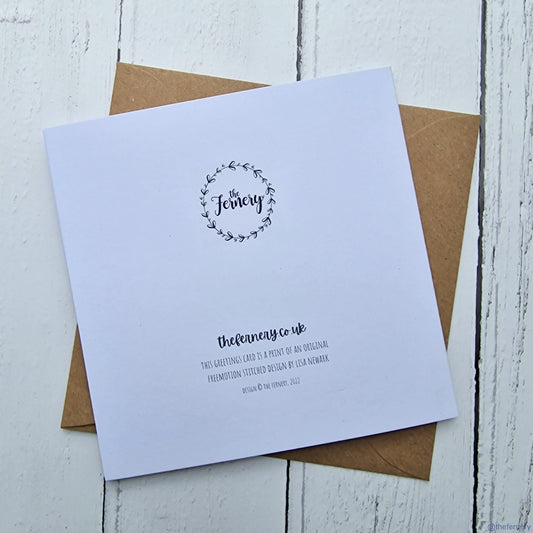 Decor - Breton Stripes Printed Card