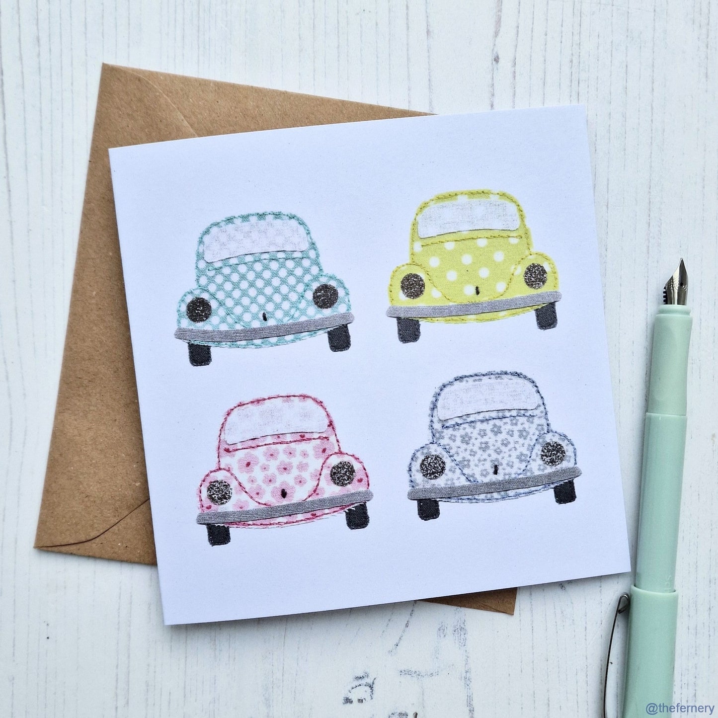 Decor - Love Bugs Printed Card