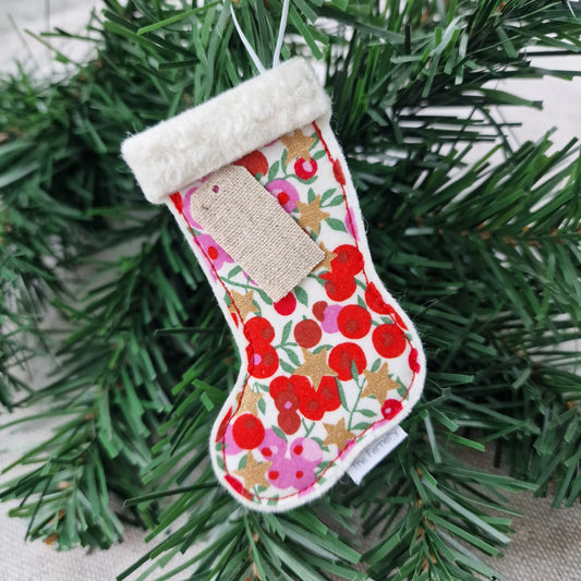 Liberty Personalised Stocking Decoration