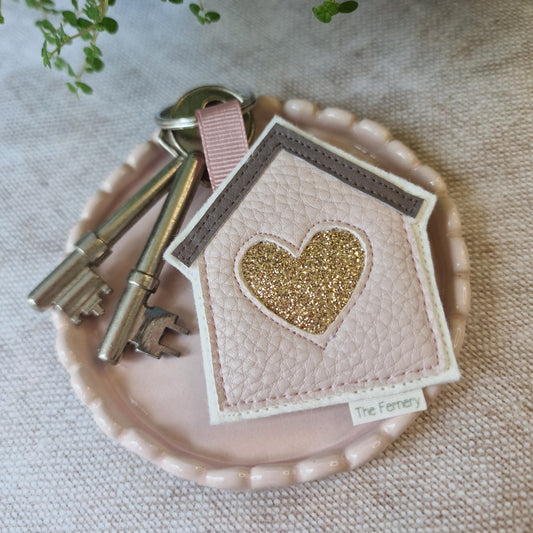 House Bag Charm - leatherette