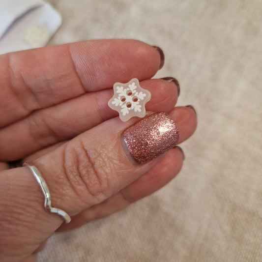 Snowflake Buttons
