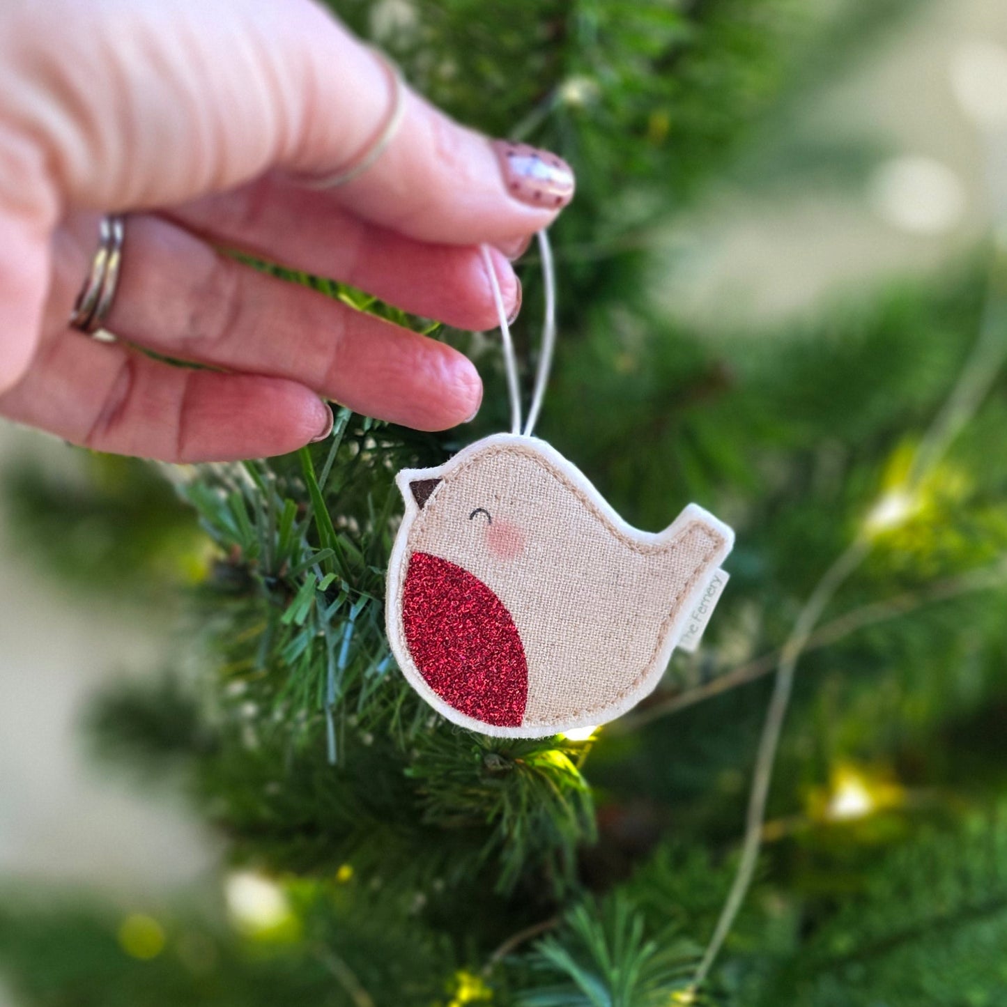 Rosy-cheeked Robin decoration