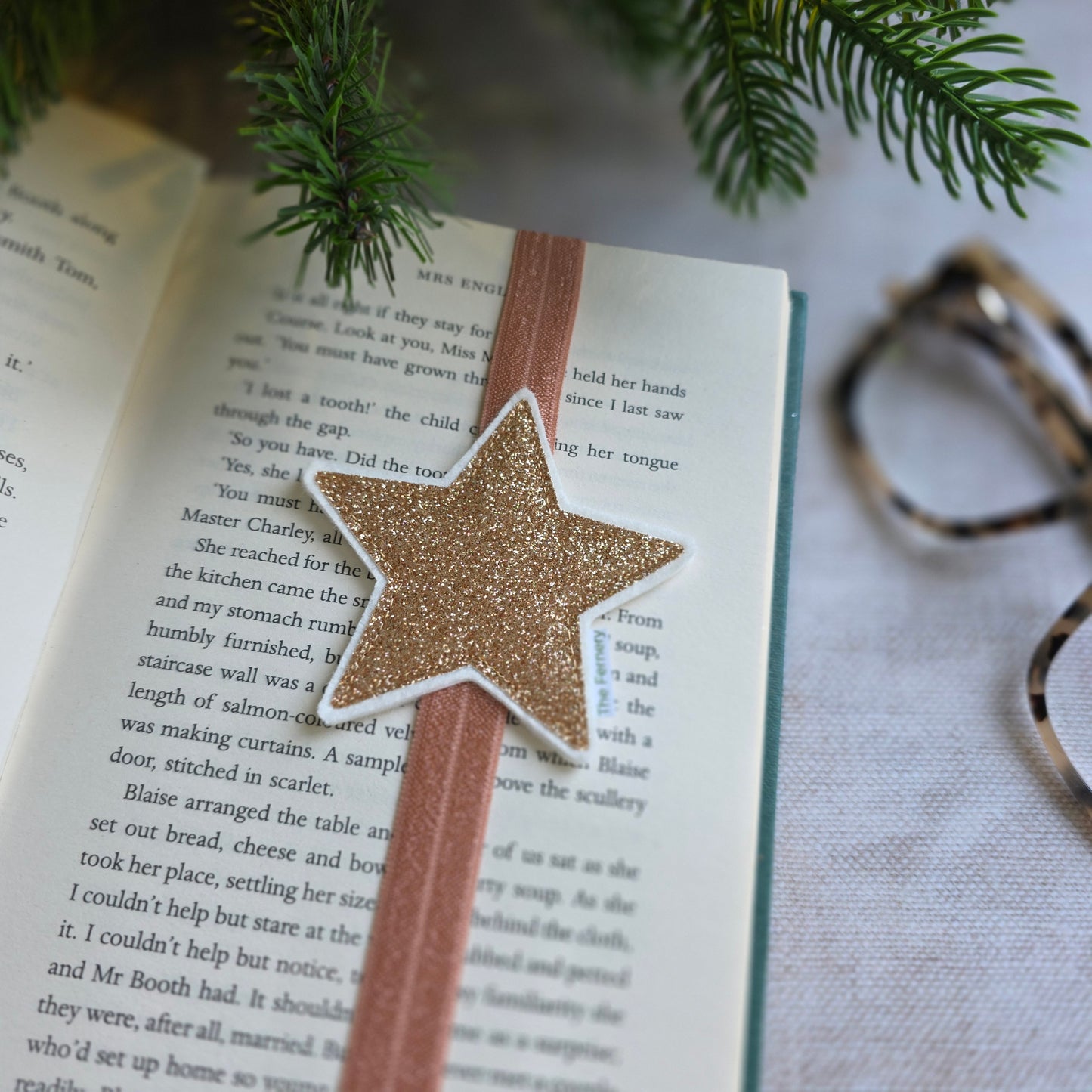 Star Bookband - Copper / Pecan