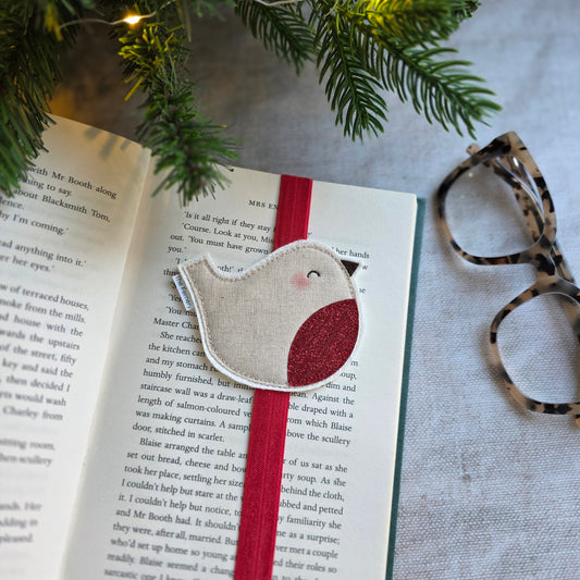 Rosy-cheeked Robin Bookband - Sparkly