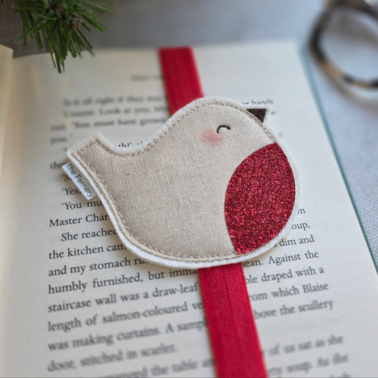 Rosy-cheeked Robin Bookband - Sparkly