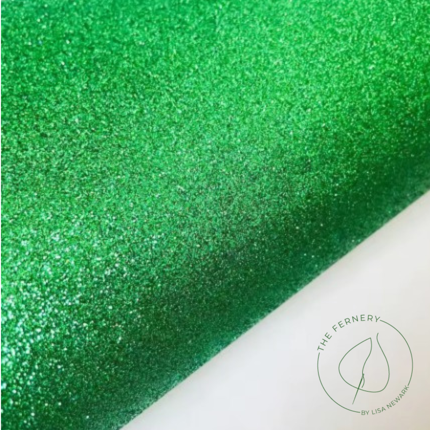 Glitter Fabric - Emerald