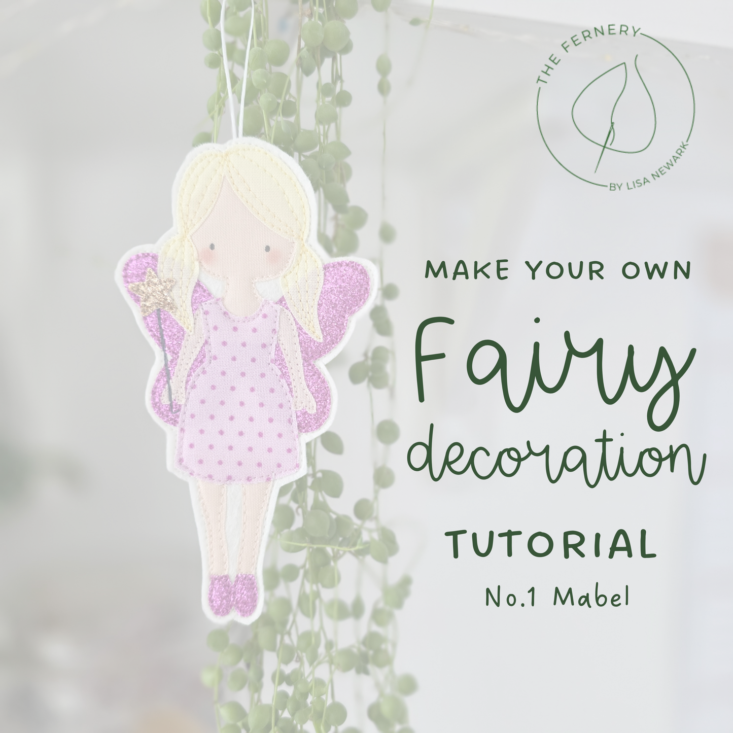 Make your own Fairy Tutorial and Pattern - digital download - Mabel