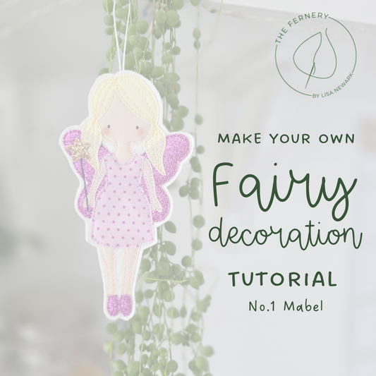 Make your own Fairy Tutorial and Pattern - digital download - Mabel