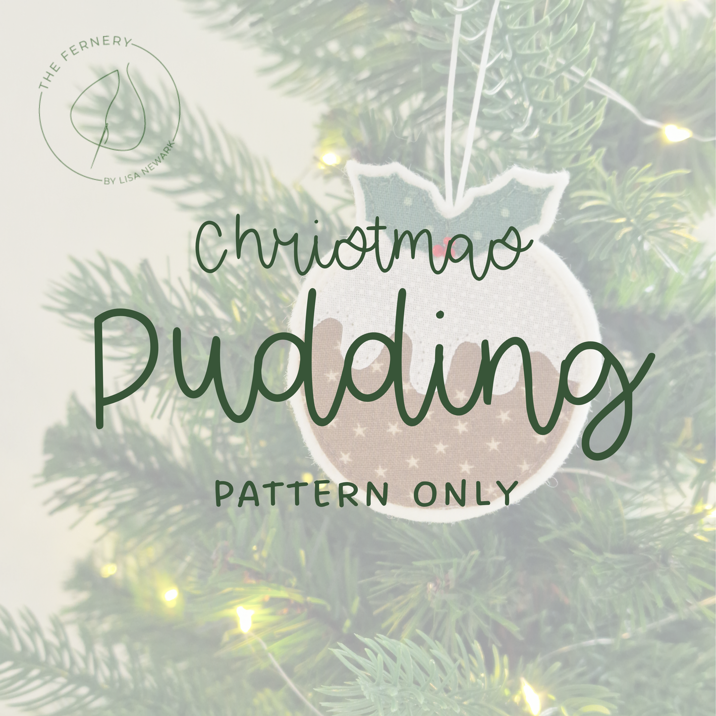 Make your own Christmas Pudding  - PATTERN ONLY - digital download