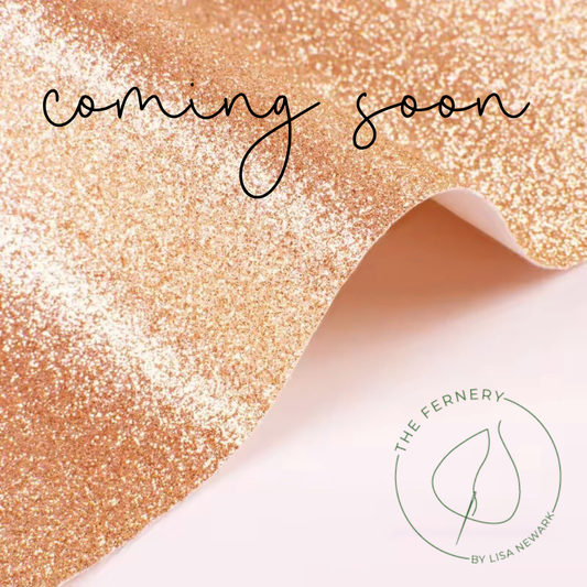 Glitter Fabric - Copper