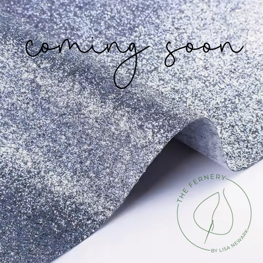Glitter Fabric - Pewter
