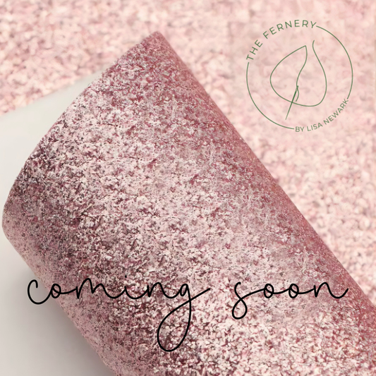 Glitter Fabric - Rose Gold