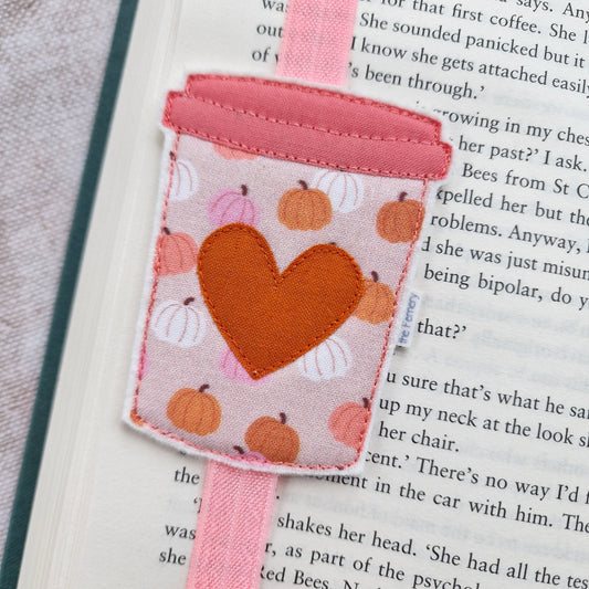 Bookband - SALE Pumpkin Spice Latte Coffee Cup Bookband