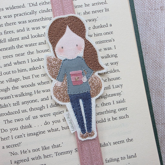 Coffee Lover Fairy Bookband SAMPLE, pink cup
