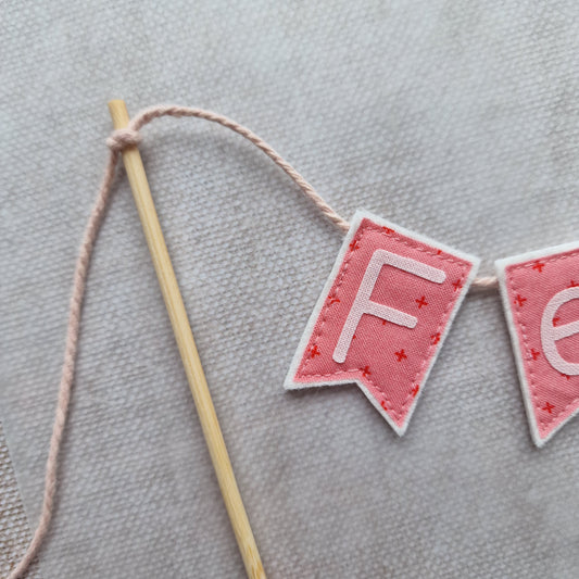 Door Banner - Personalised Tiny Cake Bunting