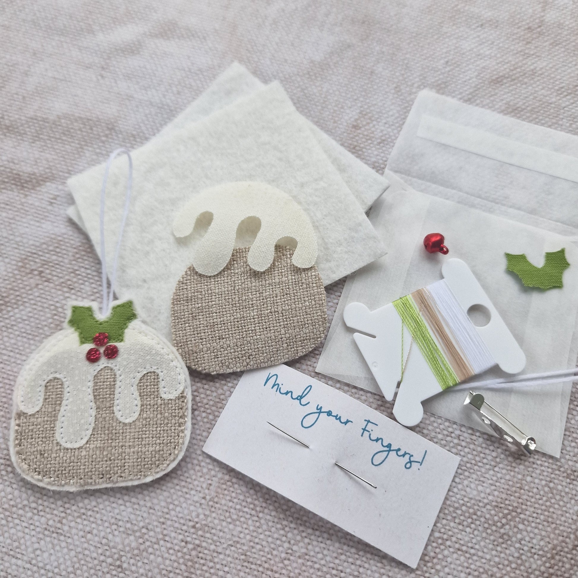Make Your Own Figgy Pudding Hand Sewing Kit