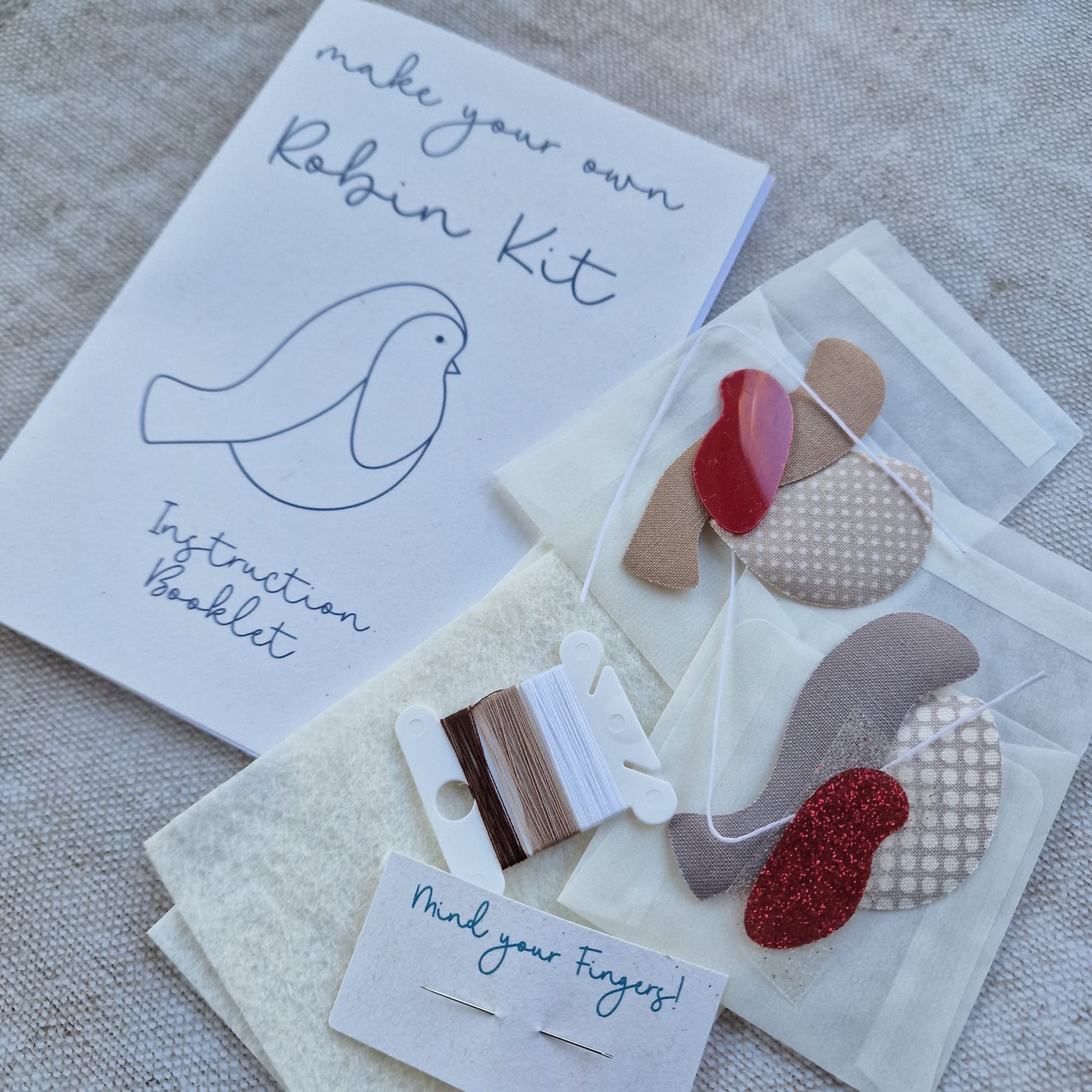 Make Your Own Pair Of Robins - Hand Sewing Kit