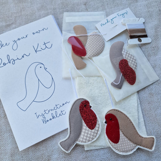 Make Your Own Pair Of Robins - Hand Sewing Kit