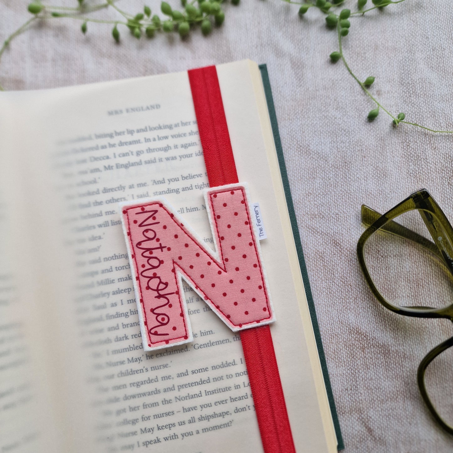 Personalised Initial Bookband