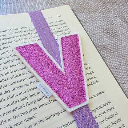 Glitter Initial Bookband