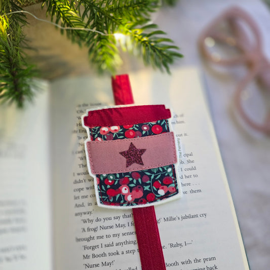 Festive Liberty Print Coffee Cup Bookband