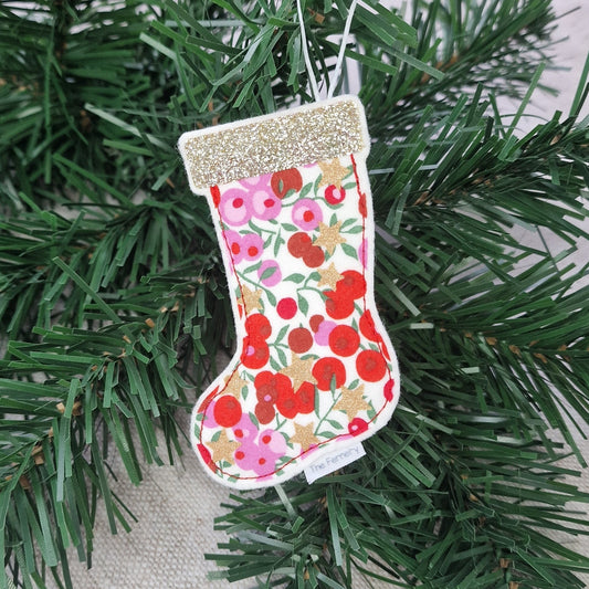 Liberty Personalised Stocking Decoration