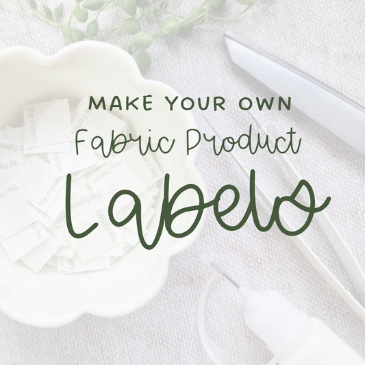 Create your own Fabric Product Labels - digital download