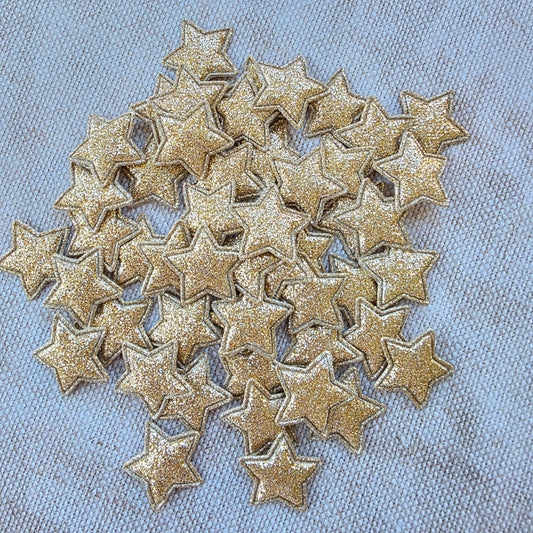 Gold Glitter Star embellishment
