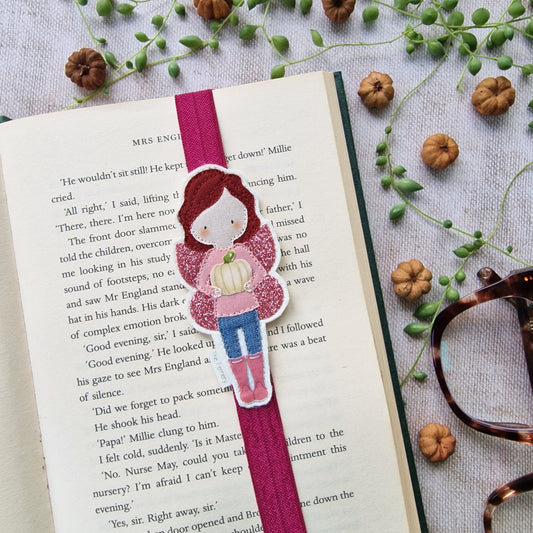 Pumpkin Fairy Bookband, pink, sample