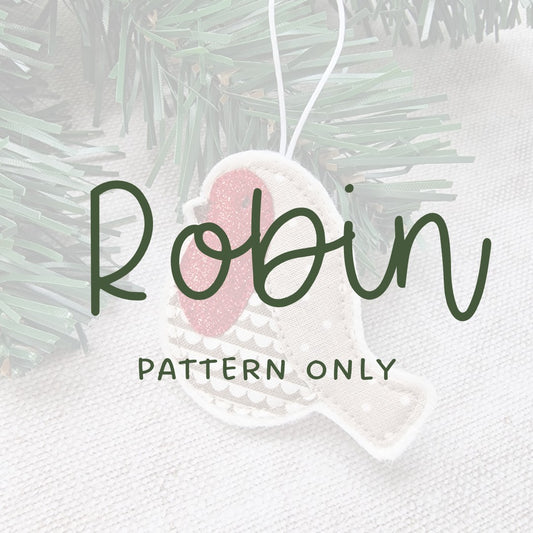 Make your own Robin PATTERN ONLY  - digital download