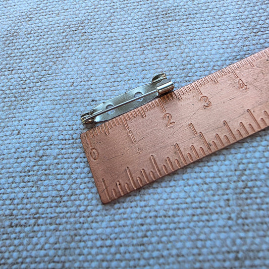 Small Brooch Backs 25mm